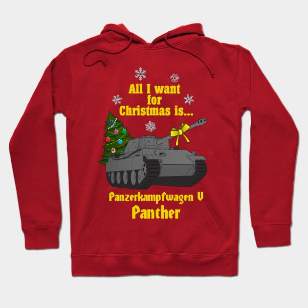 All I want for Christmas is... Pz-V Panther Hoodie by FAawRay